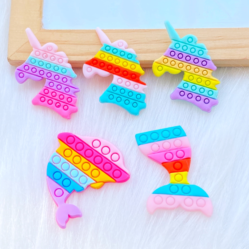 Embellishment Glue Craft - 20 sztuk nowy śliczne Fishtail jednorożec