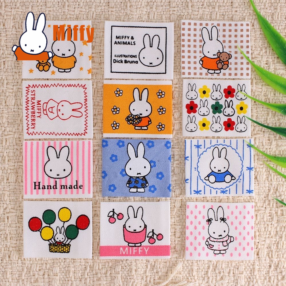 Embellishments For Scrapbooking - Urocza naszywka z Miffy, słodki królik,