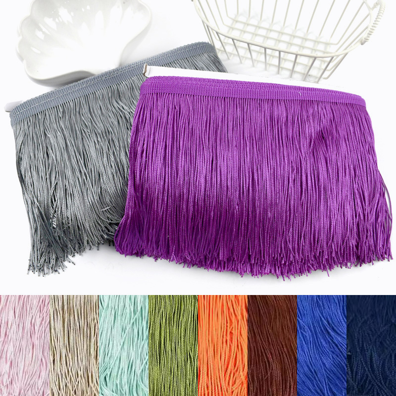 Fringe Ribbon Sewing - 5/10 jardów 10-20cm Frędzle z chwostami