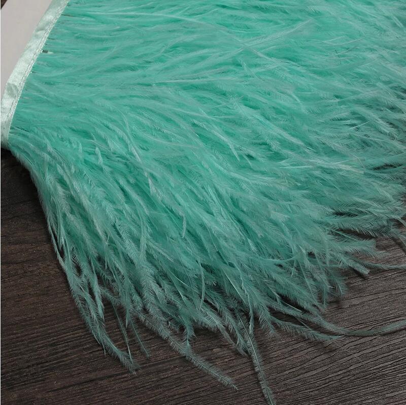 Feather Trim Marabou - 13-18CM 6M strusie pióra wykończenia pasek