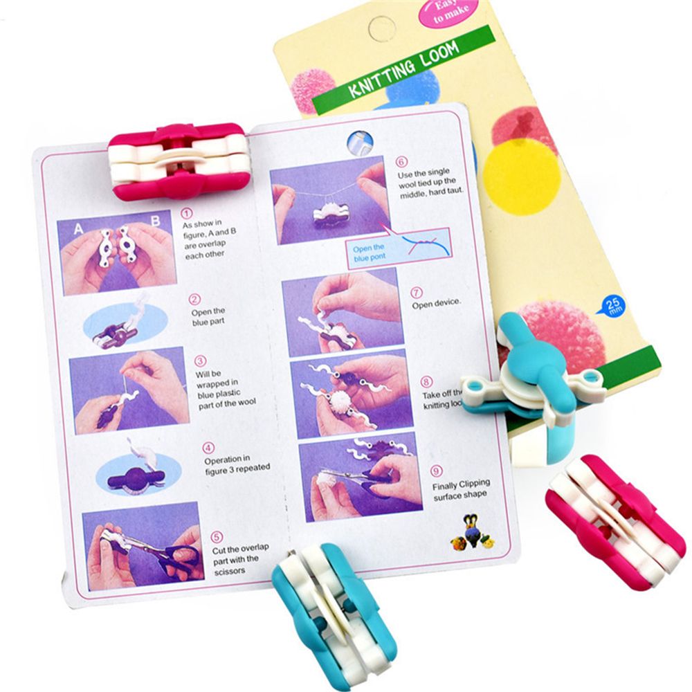Pom Pom Maker Tool - 2 szt./partia Modne zestawy do rękodzieła