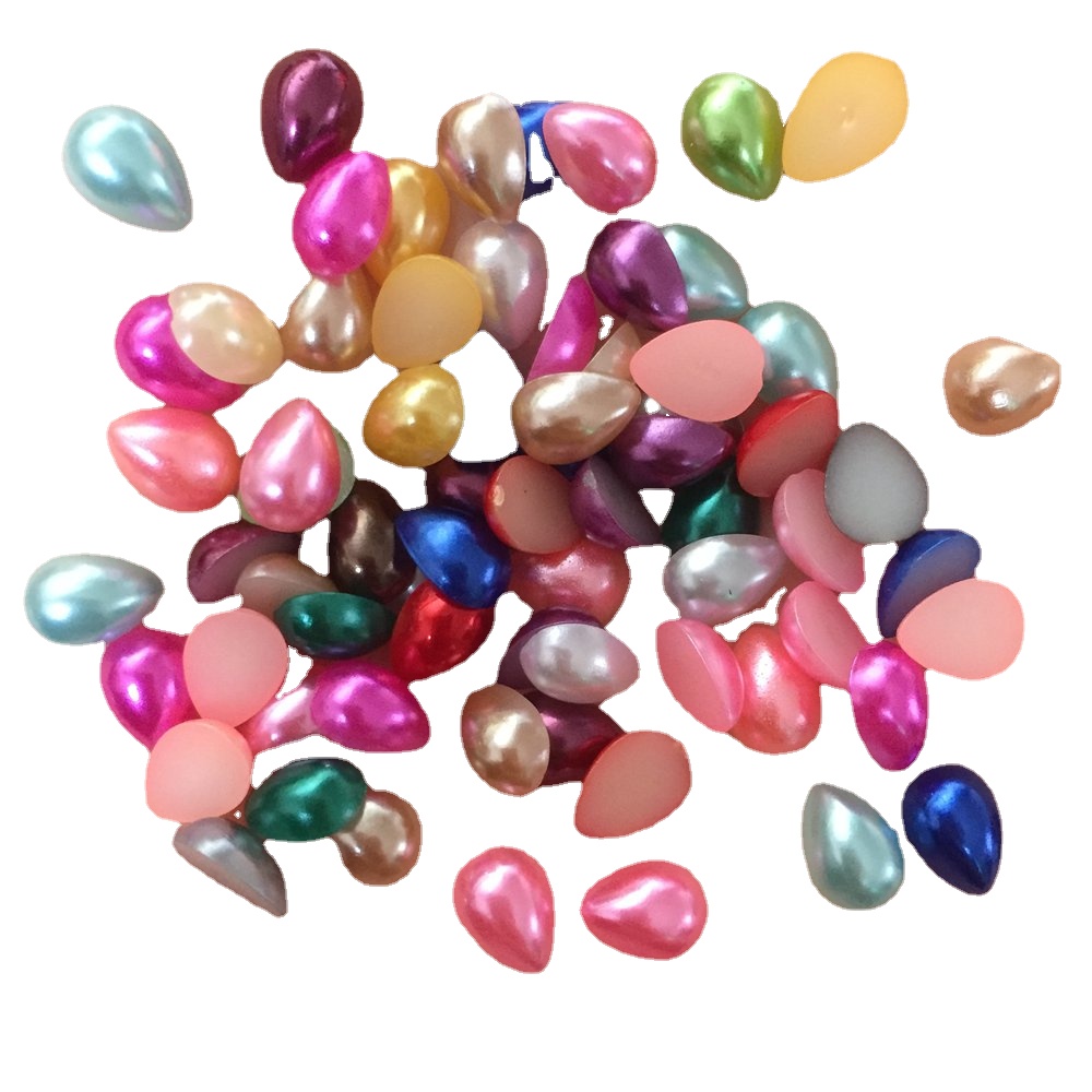 Embellishment Glue Craft - 200 sztuk żywica śliczne spadek Pearl