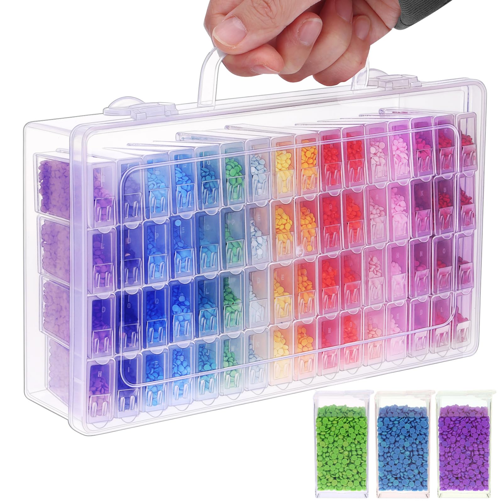 Craft Embellishment Storage - Pudełko do przechowywania diamentowych malunków 1/2/3/4