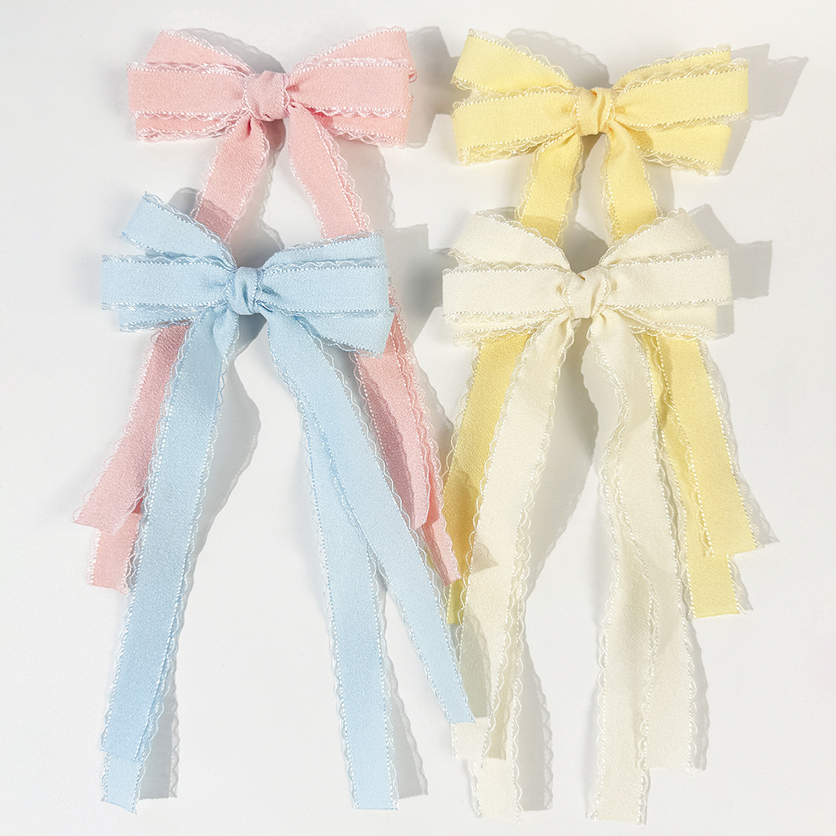 Lace Ribbon Trim - Zestaw 20 szt. długich spinek do