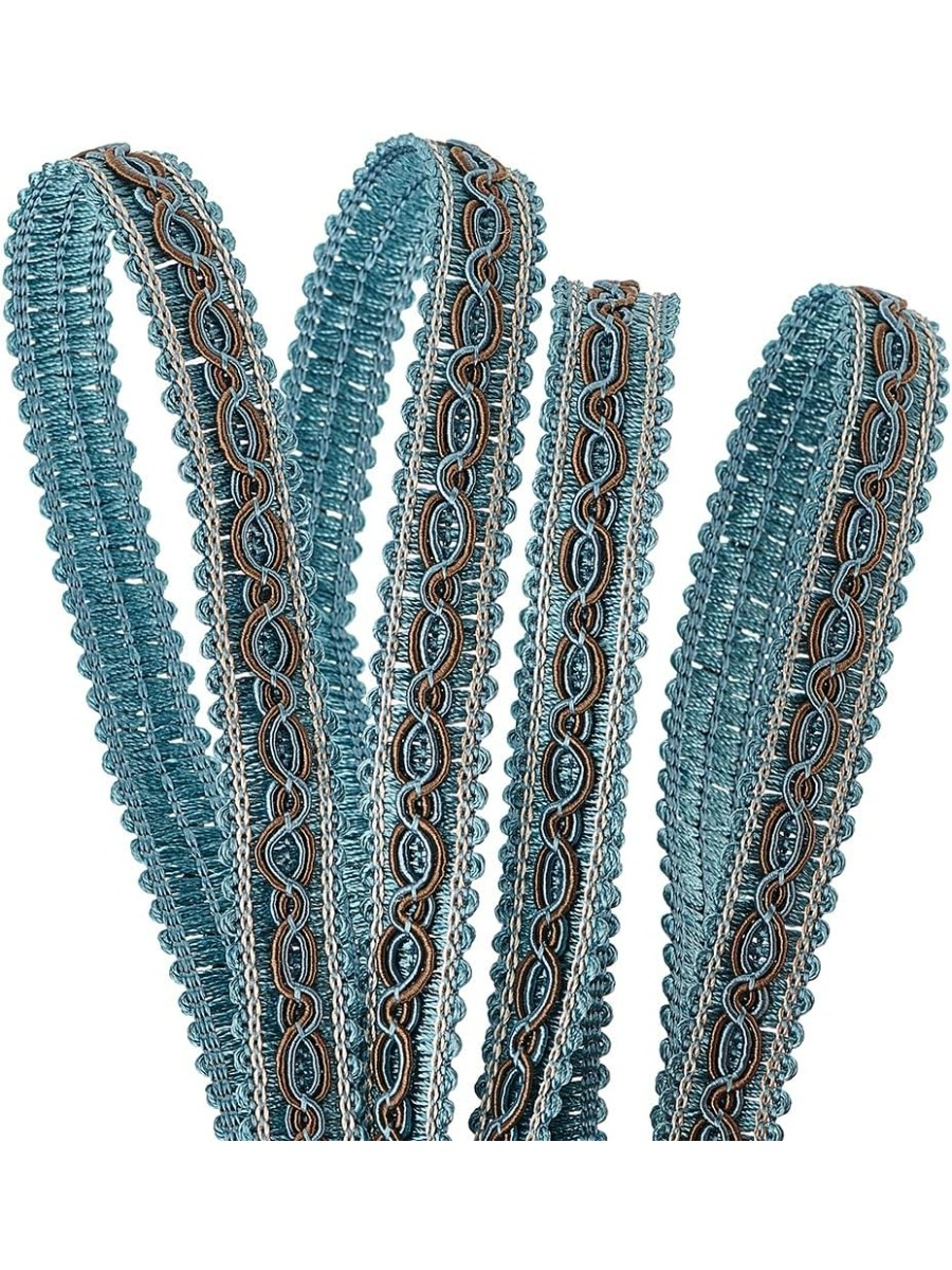 Fringe Ribbon Sewing - 32-metrowy niebieski warkocz do szycia 0,6