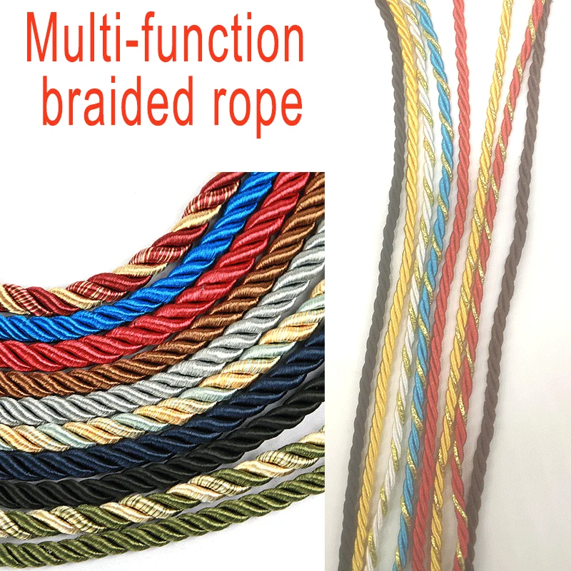 Cord Trim Twisted - Sznurek skręcany 3mm 10m, ozdobny sznurek