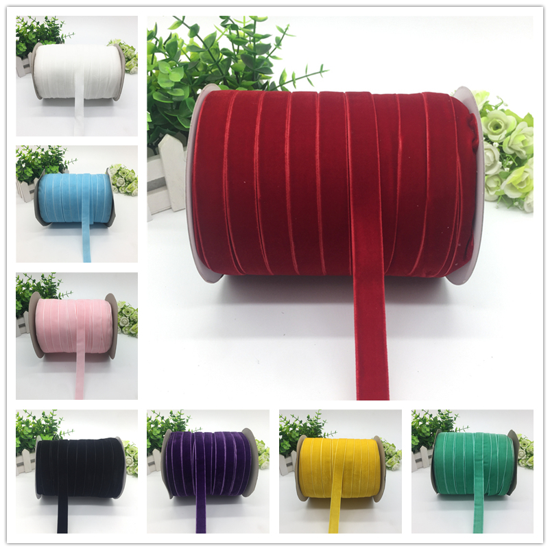 Velvet Ribbon Roll - 5 jardów 5/8 