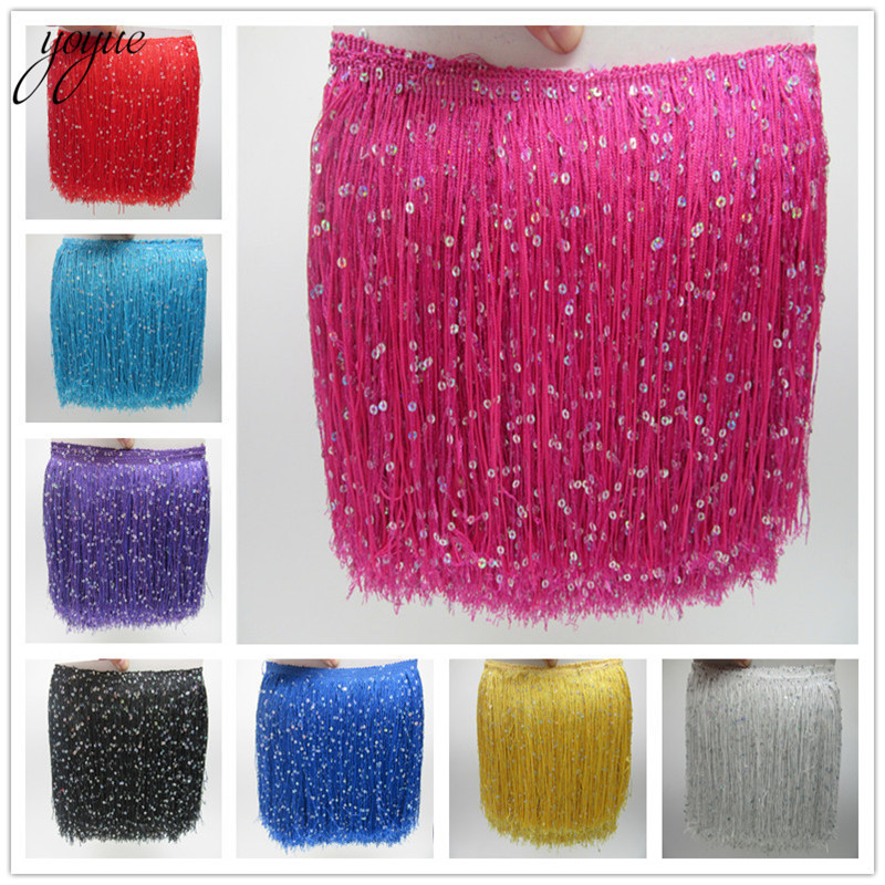 Fringe Ribbon Sewing - YOYUE 1 stoczni 20CM długie poliestrowe