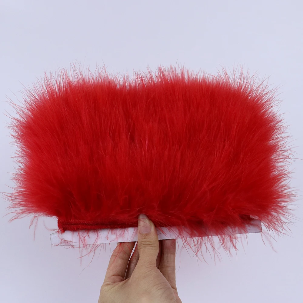 Feather Trim Marabou - 1 Metr Miękkiego Pióra Indyka, Puszysta