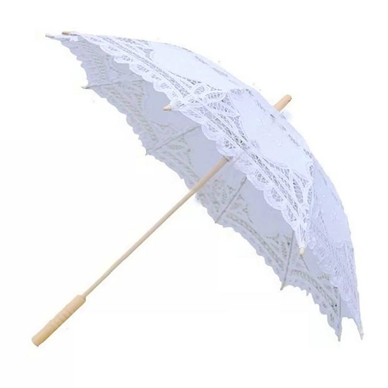Embroidery Craft - Nowy Vintage koronkowy parasol ręcznie haftowany