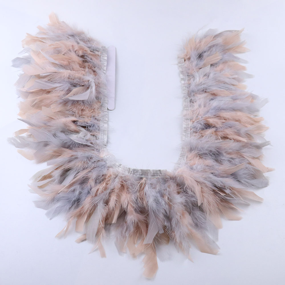 Feather Trim Marabou - Puszysta taśma z piór marabu z