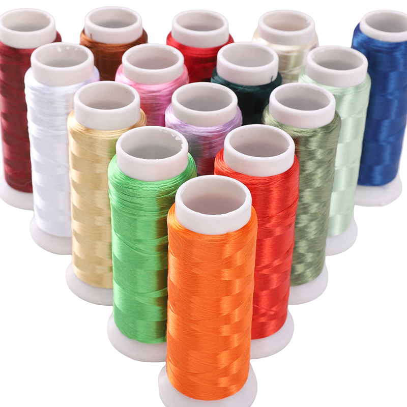 Velvet Ribbon Roll - 1200M/rolka poliestrowa przędza jedwabna nić aksamitne