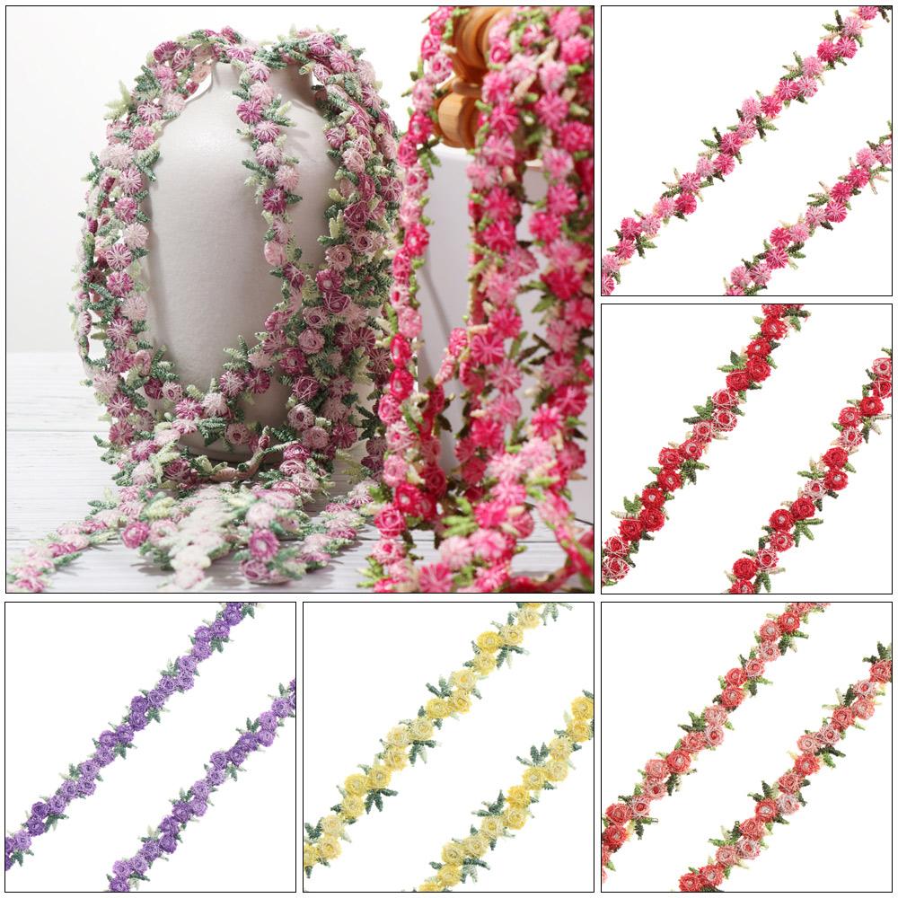 Lace Ribbon Trim - DIY Rękodzieło Poliestrowe do Szycia Rozpuszczalne