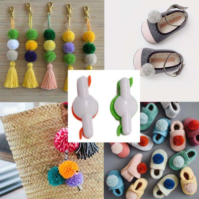 Pom Pom Maker Tool - D8KF 2 szt. Pompon Pom-Pom Maker