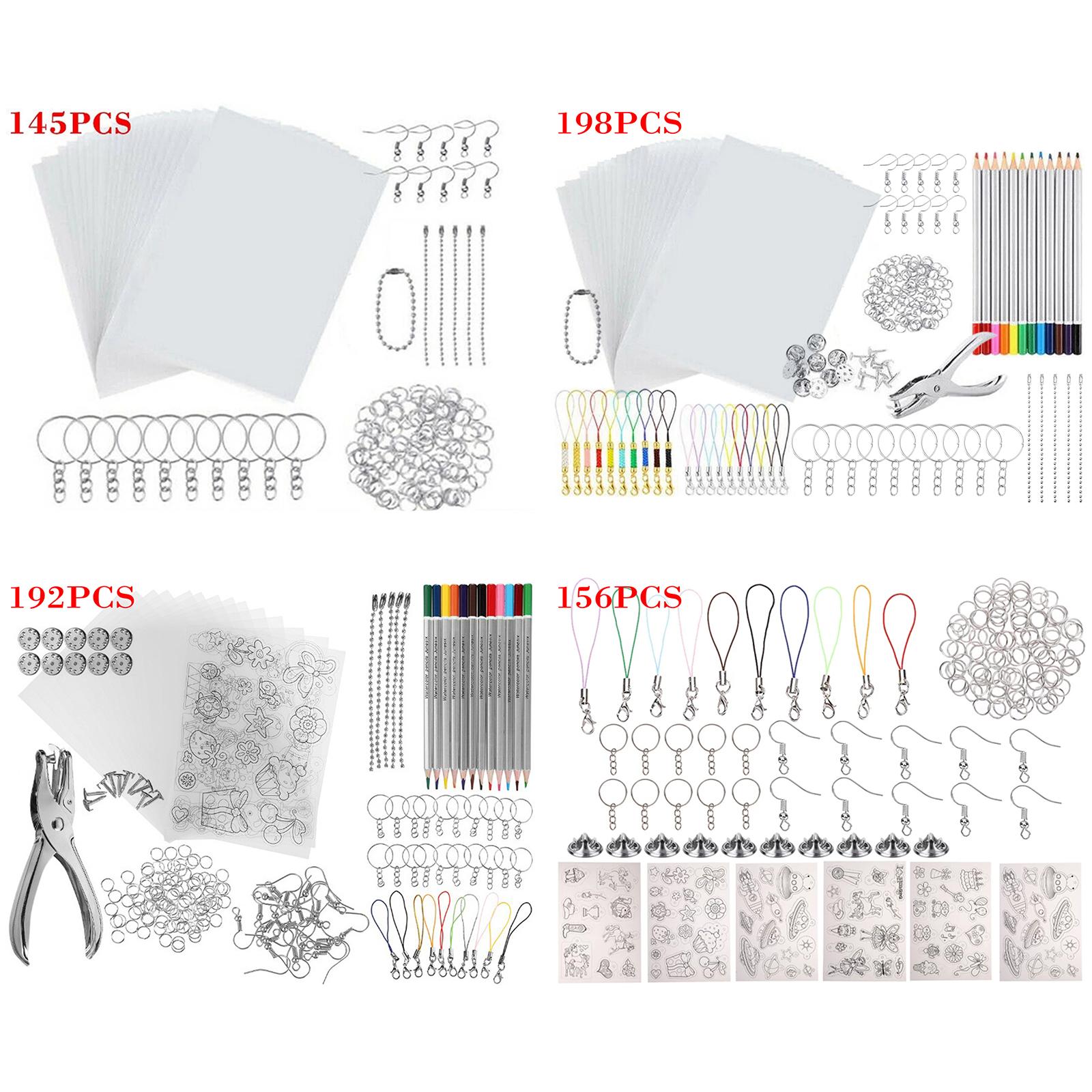 Craft Embellishments - Zestaw folii termokurczliwej do zdobienia breloków