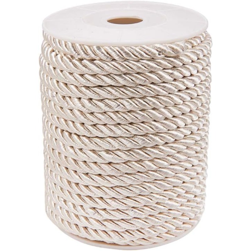 Cord Trim Twisted - Około 50 stóp nylonowej liny rzemieślniczej