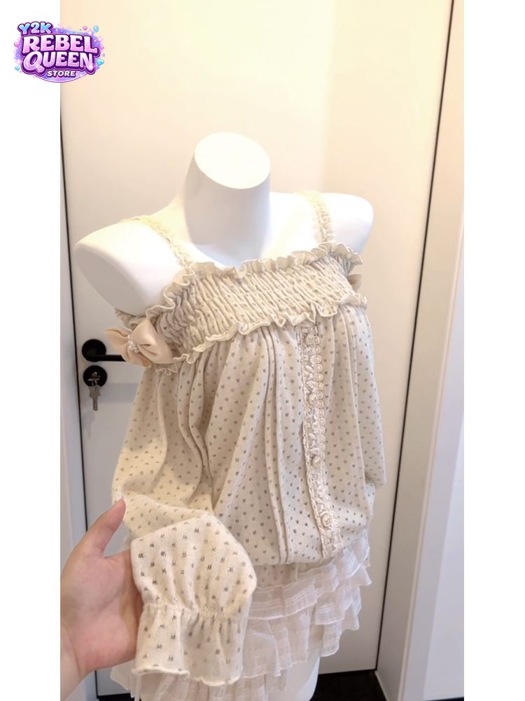 Elastic Lace Trim - Słodki Japoński Zestaw Spódniczek Vintage Petite