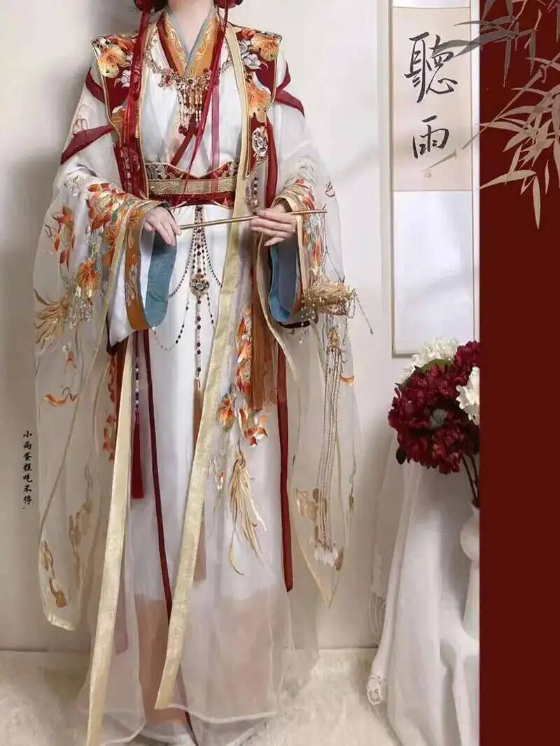 Embroidery Craft - Dywan Ming Hanfu Haft Ciężki Rzemiosło