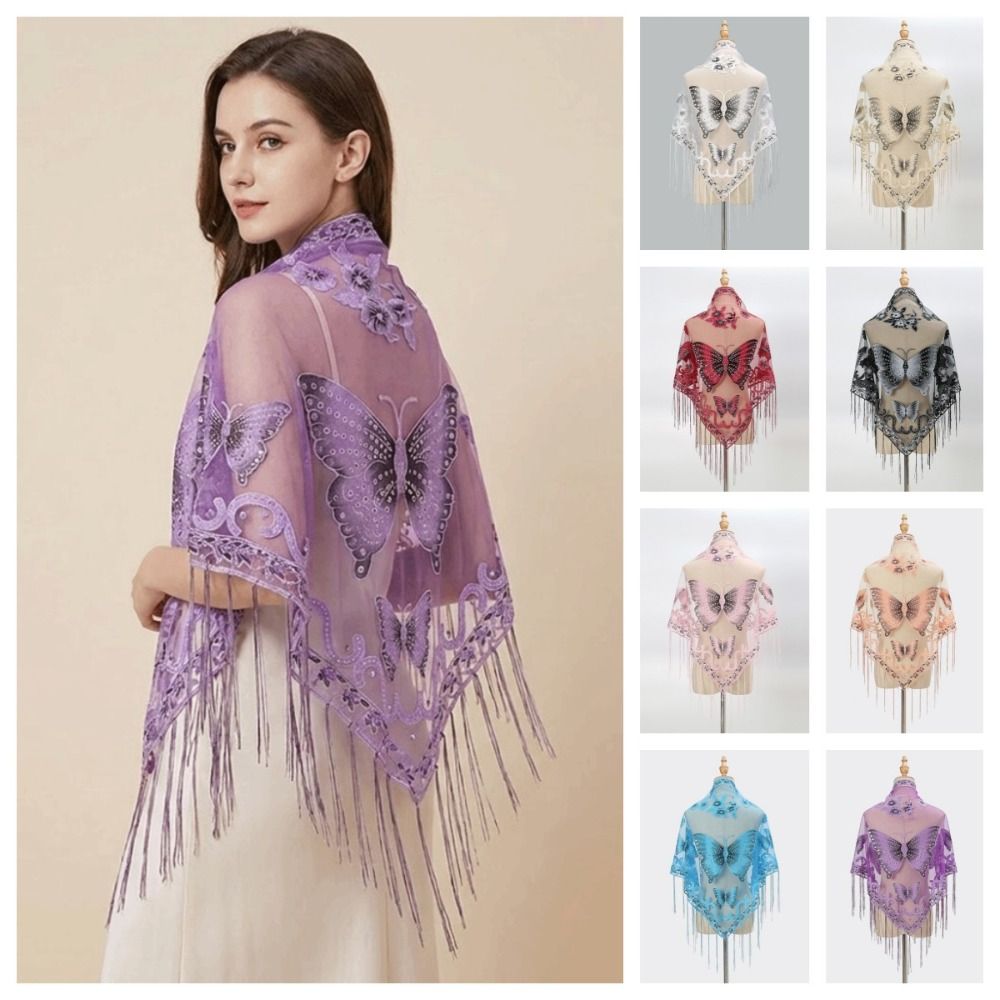 Luksusowa ażurowa chusta z kwi – Tassel Fringe Trim recenzja i cena