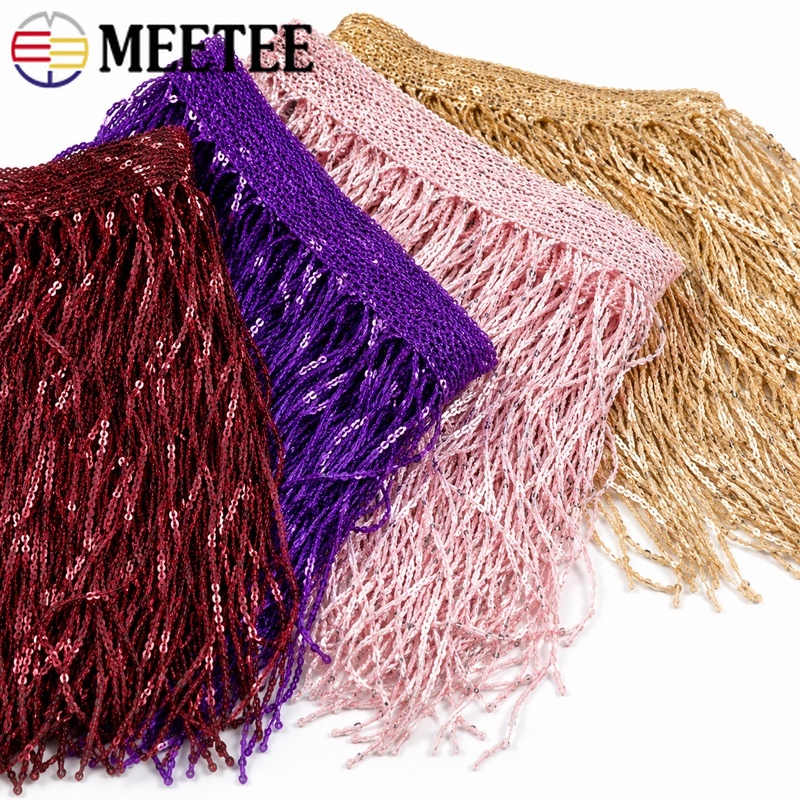 3/5 Jardów 20cm Cekinowa Taśma – Fringe Ribbon Sewing recenzja i cena