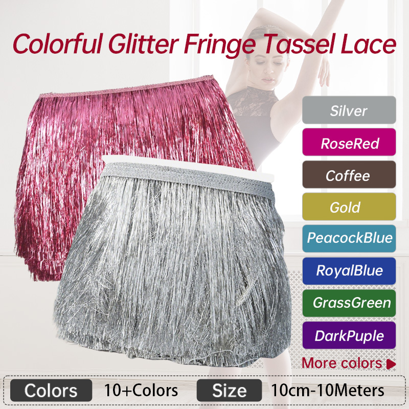 5/10 metrów 10/15/20cm cekiny  – Fringe Ribbon Sewing recenzja i cena