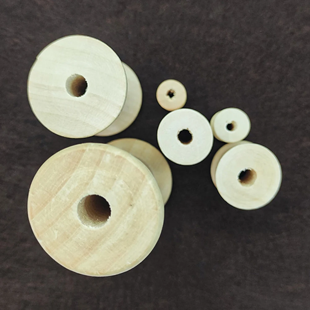 10/5 sztuk Mini drewniane szpu – Organza Ribbon Spool recenzja i cena