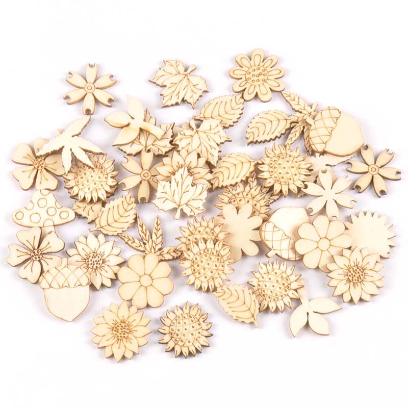 30 sztuk 25-30mm drewno DIY ak – Embellishments For Scrapbooking recenzja i cena