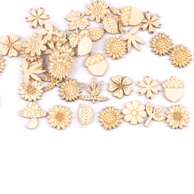 30 sztuk 25-30mm drewno DIY ak – Embellishments For Scrapbooking recenzja i cena