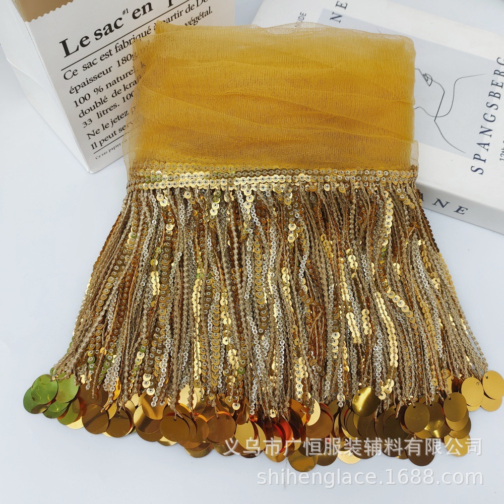 10 jardów cekinowej koronki z  – Fringe Ribbon Sewing recenzja i cena
