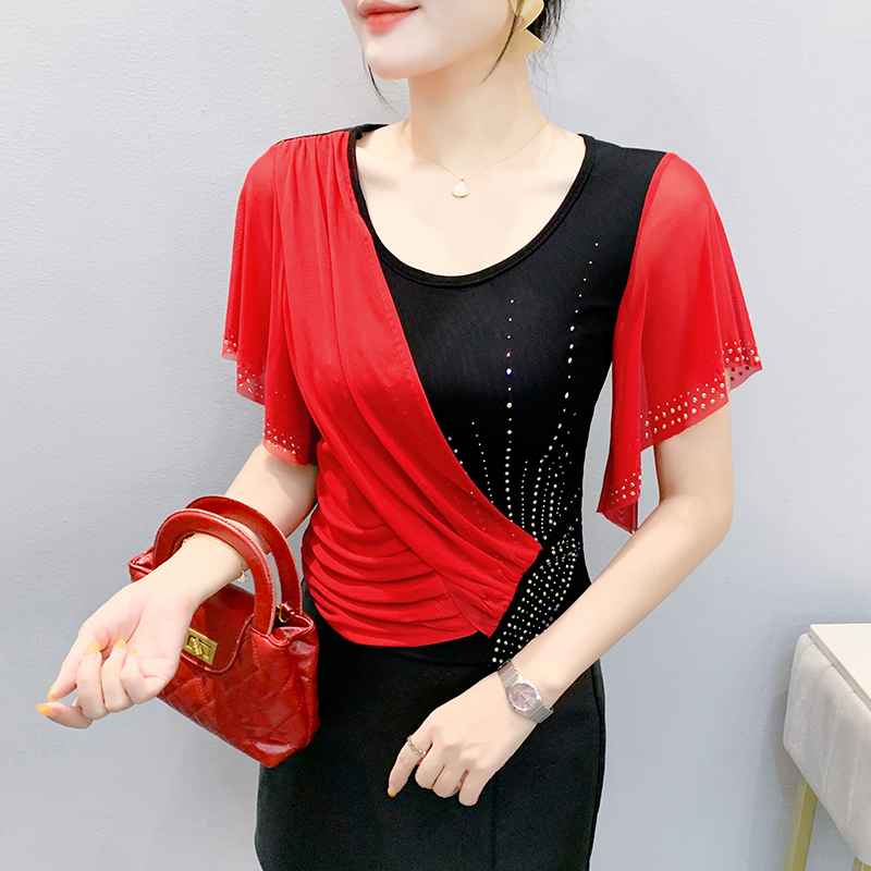 Damski top z siateczki na lato – Beaded Trim Fringe recenzja i cena