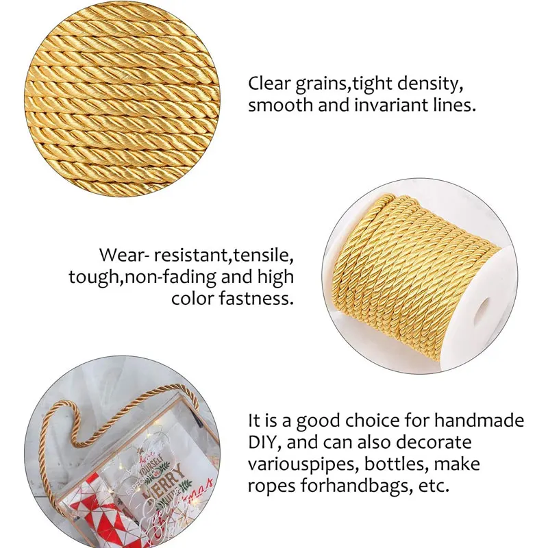 Sznurek skręcany 5mm 100 jardó – Cord Trim Twisted recenzja i cena