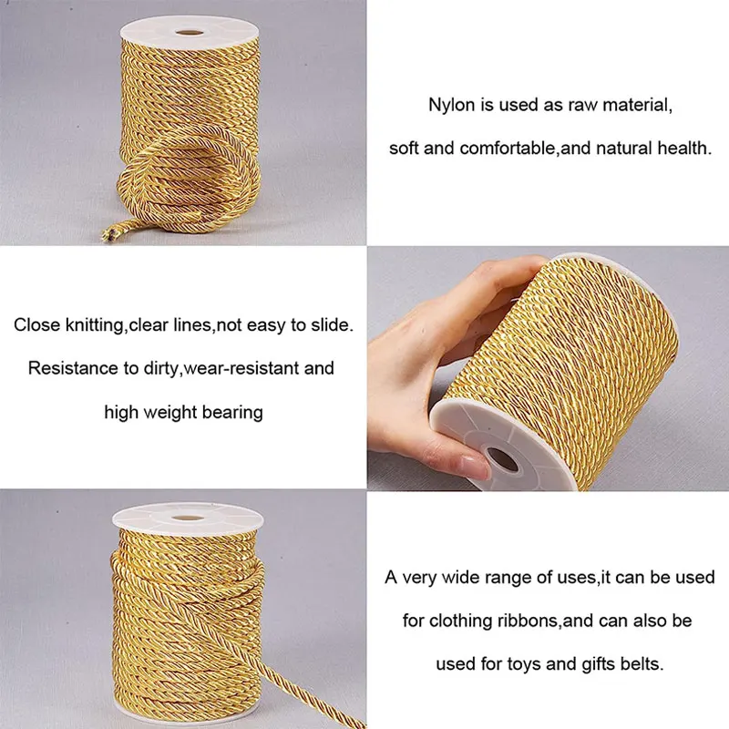 Sznurek skręcany 5mm 100 jardó – Cord Trim Twisted recenzja i cena