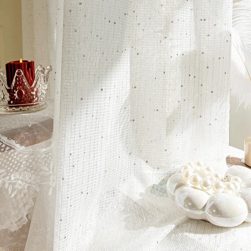 Francuskie Przezroczyste Zasło – Sequin Fabric Panel recenzja i cena