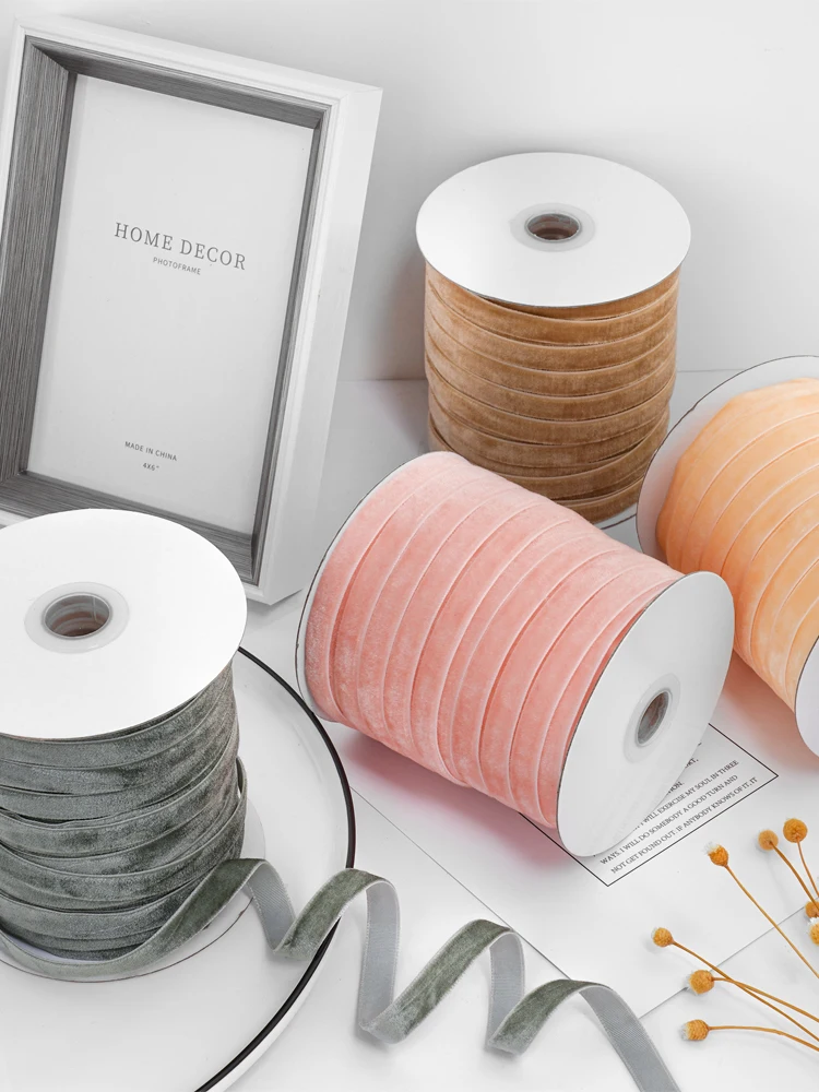 50 jardów aksamitnej wstążki o – Velvet Ribbon Roll recenzja i cena