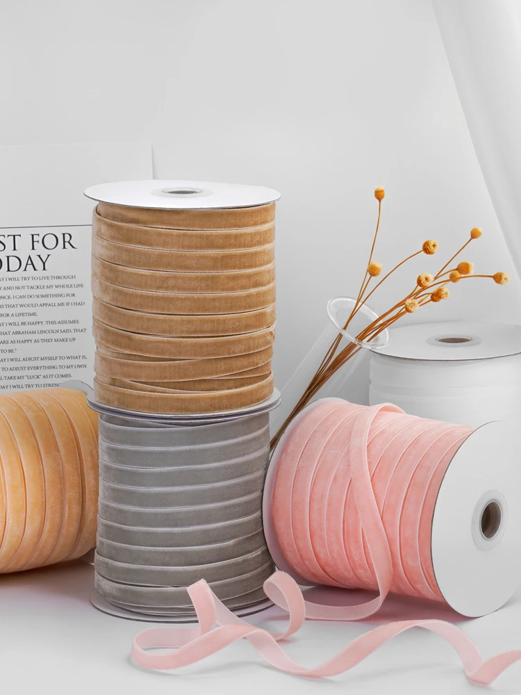 50 jardów aksamitnej wstążki o – Velvet Ribbon Roll recenzja i cena