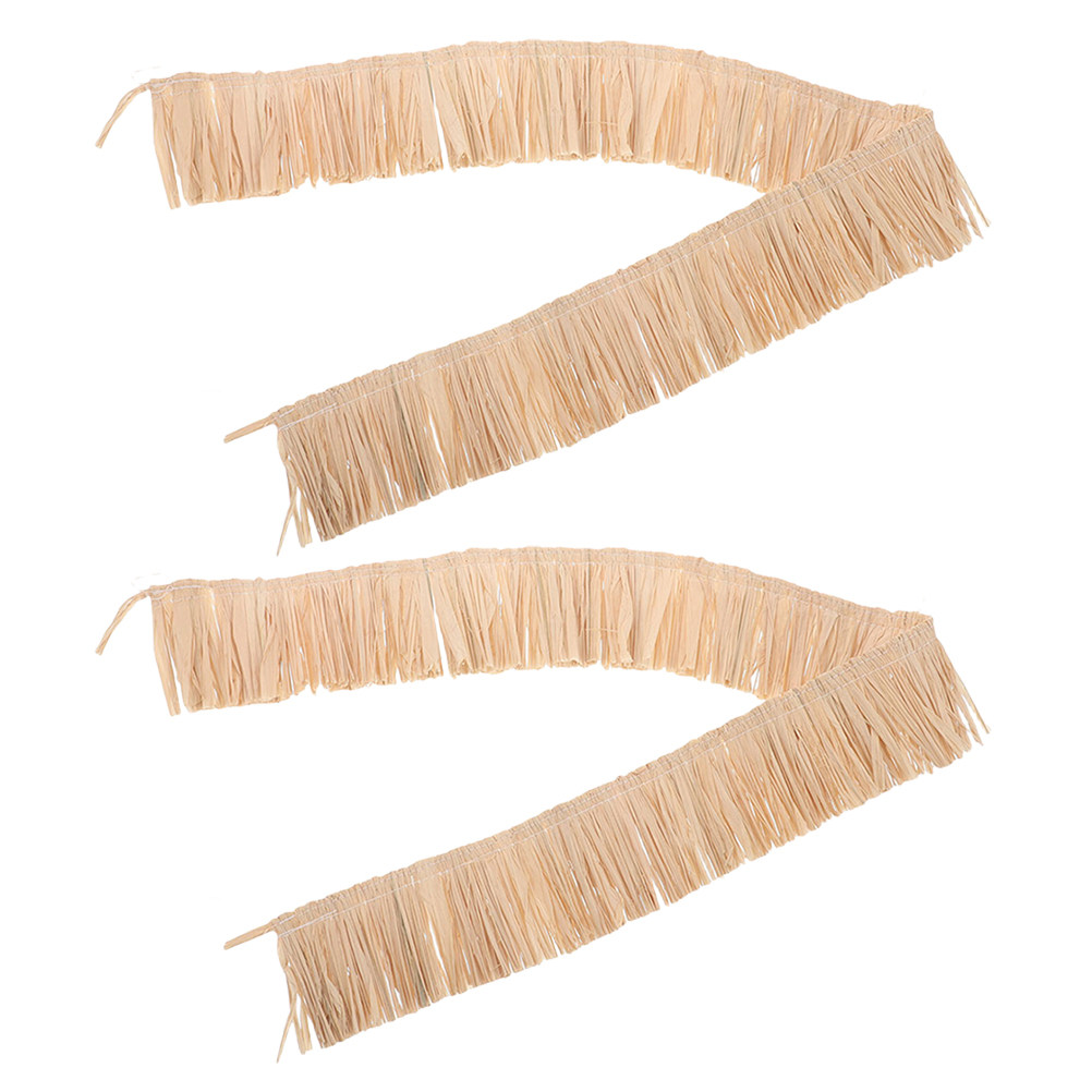 2 szt. Frędzle z rafii, plecio – Tassel Fringe Trim recenzja i cena