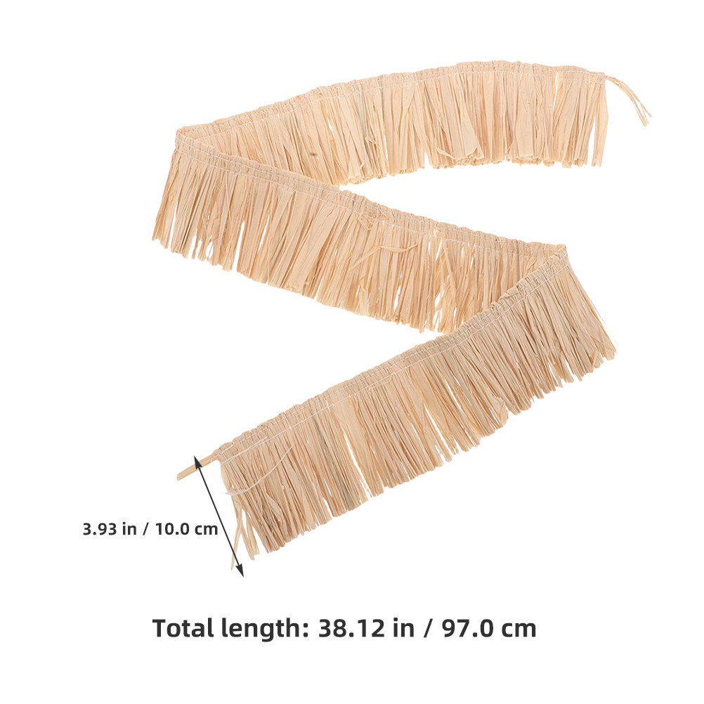 2 szt. Frędzle z rafii, plecio – Tassel Fringe Trim recenzja i cena