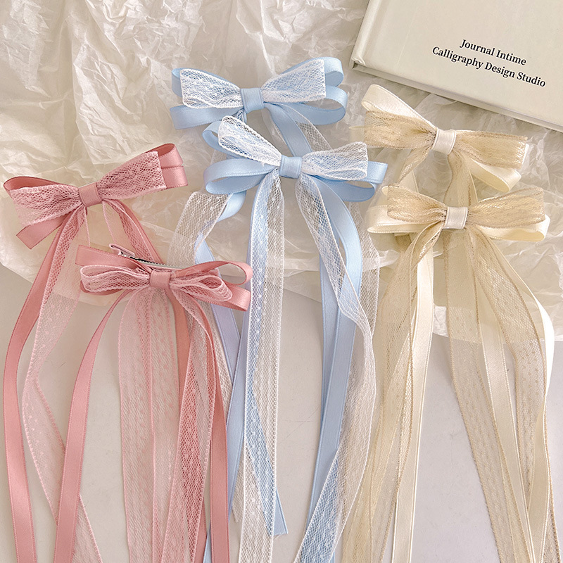 Słodkie dzieci Bowknot spinki  – Tassel Fringe Trim recenzja i cena