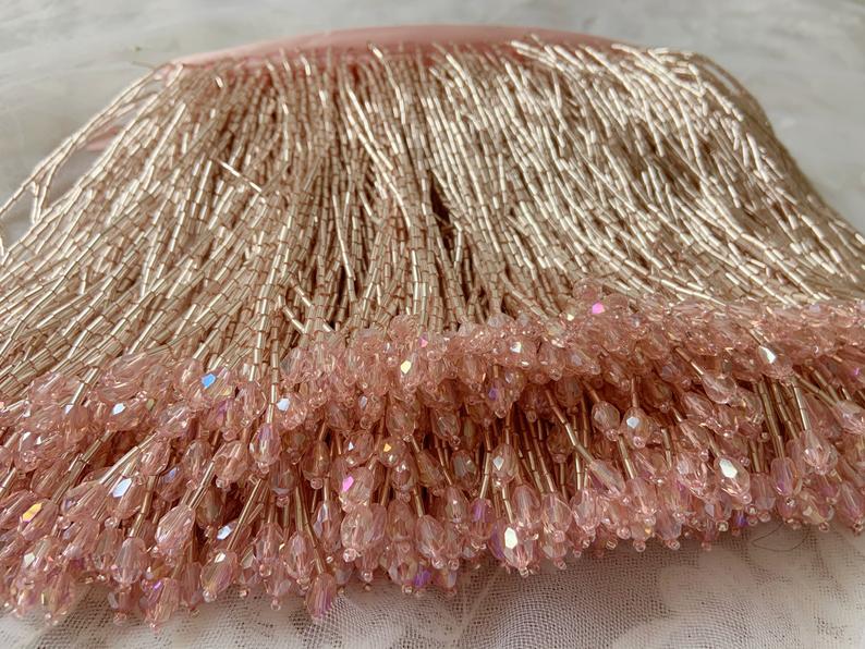 1 stocznia zielony koralik Fri – Beaded Trim Fringe recenzja i cena