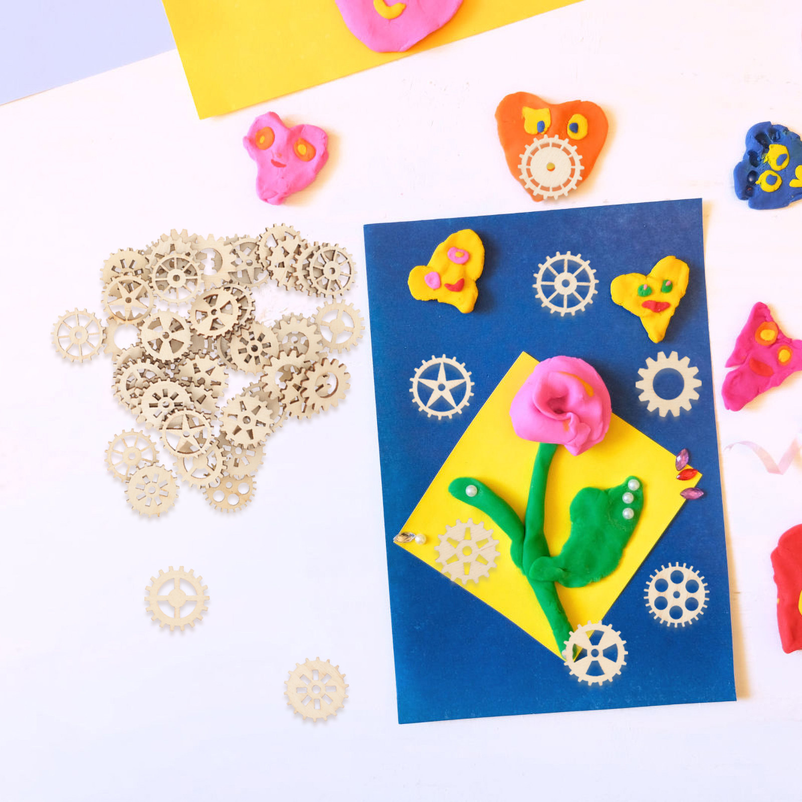 100 szt. Drewnianych Zębatek 2 – Craft Embellishments recenzja i cena