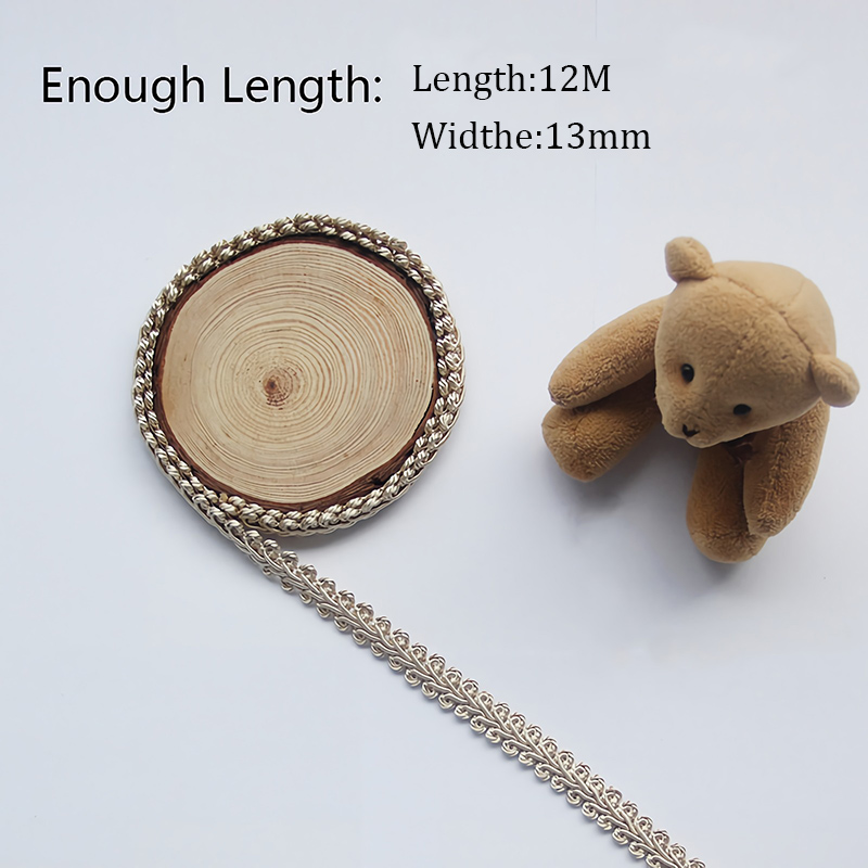 12M plecione wykończenie franc – Fringe Ribbon Sewing recenzja i cena
