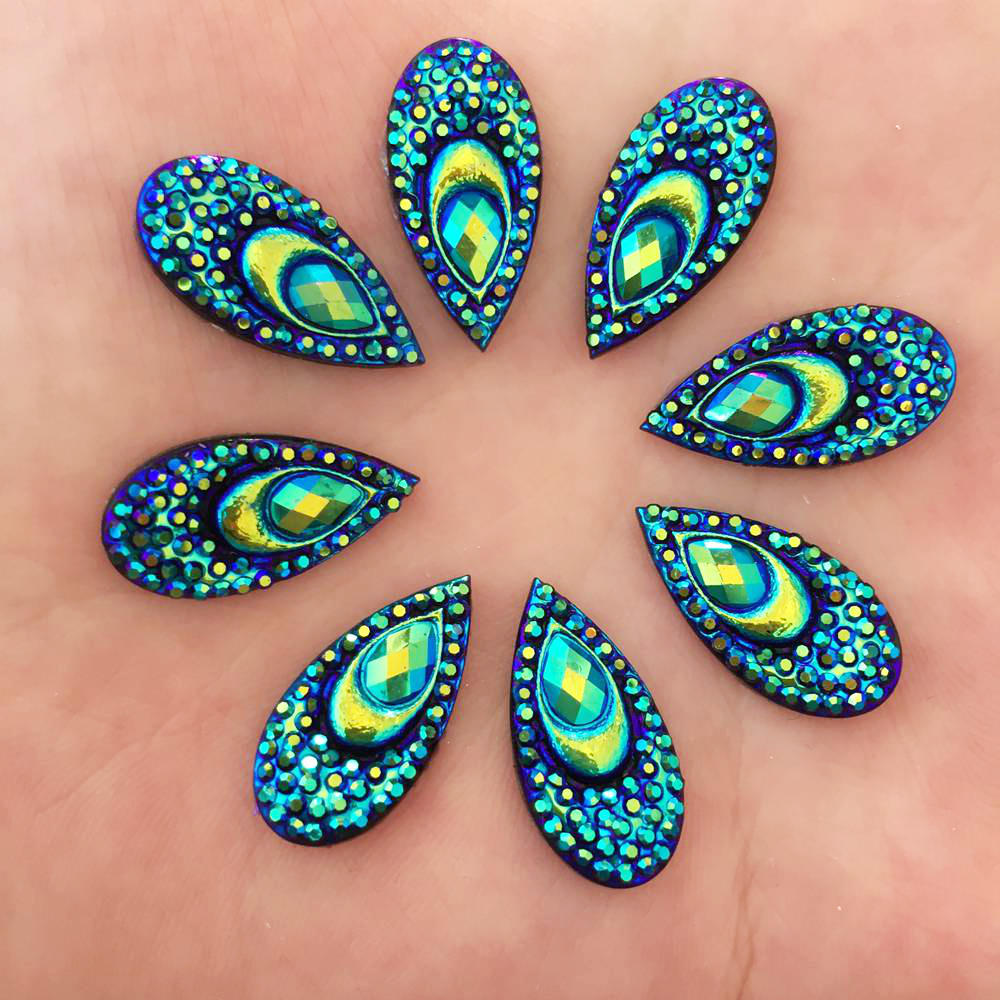 40 sztuk żywica 10*20mm łezka  – Embellishment Glue Craft recenzja i cena