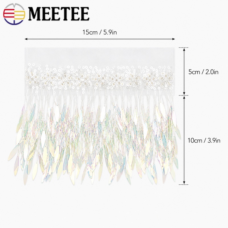 3/5/10 Jardów 15cm Siatkowe Fr – Fringe Ribbon Sewing recenzja i cena
