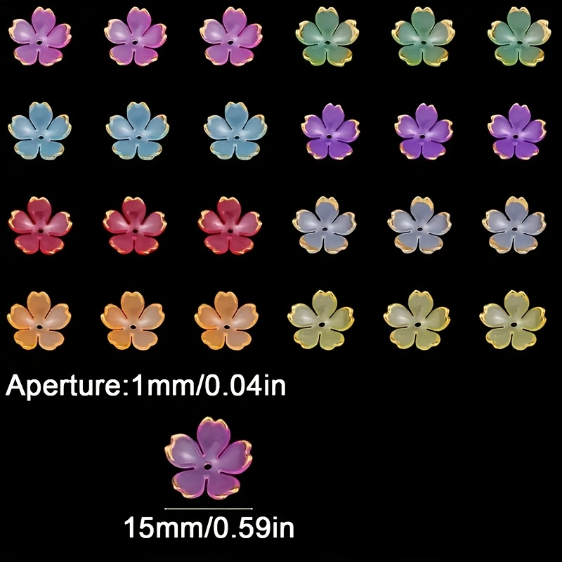 200/100 szt. 15mm Kolorowe Akr – Embroidery Embellishments recenzja i cena