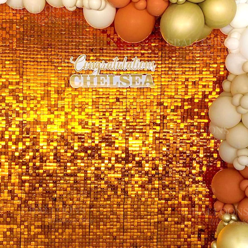 Panele tła ścienne z błyszcząc – Sequin Fabric Panel recenzja i cena