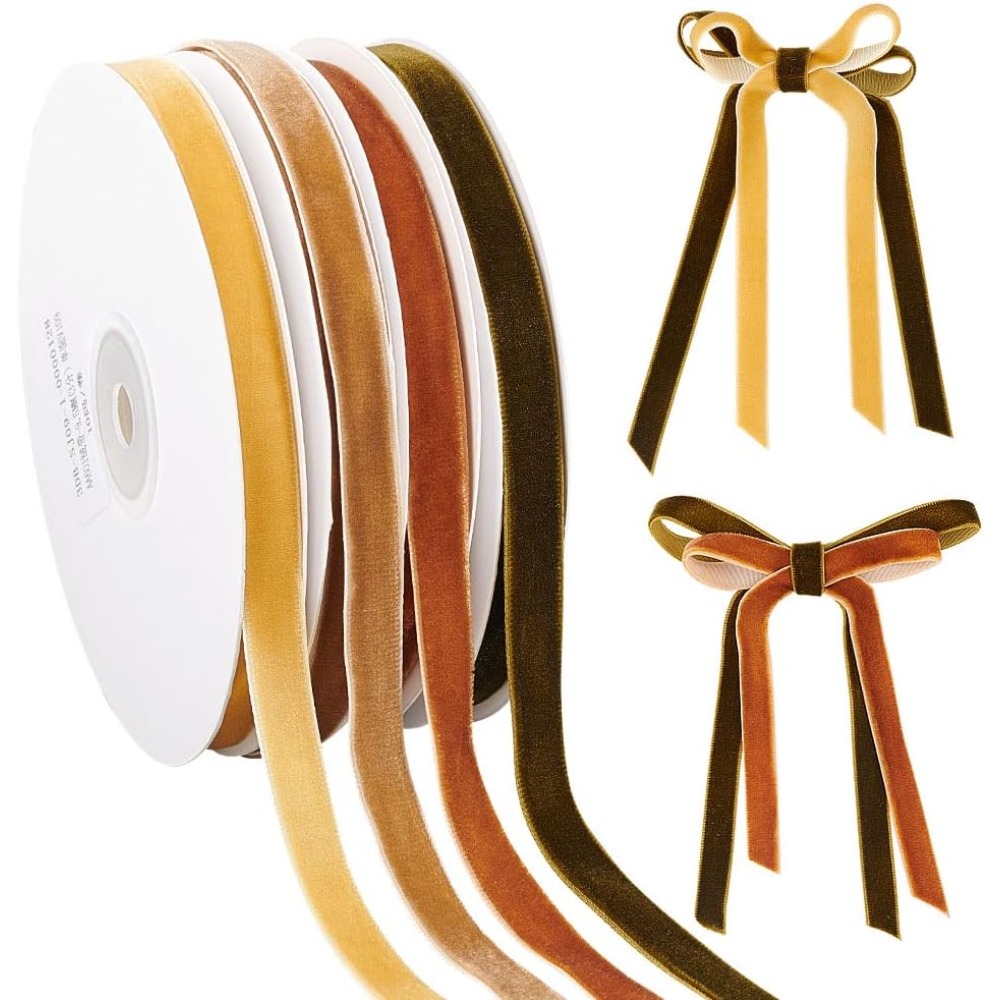 4 Rolki 4 Kolory Jednostronna  – Velvet Ribbon Roll recenzja i cena