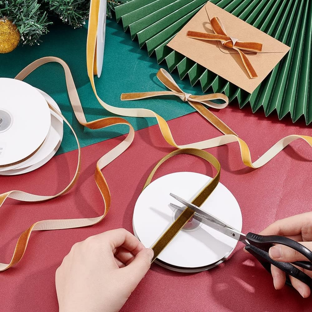 4 Rolki 4 Kolory Jednostronna  – Velvet Ribbon Roll recenzja i cena