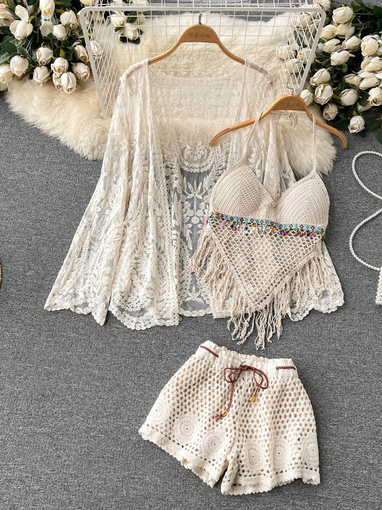 Letni Nowy Zestaw Wakacyjny Da – Tassel Fringe Trim recenzja i cena