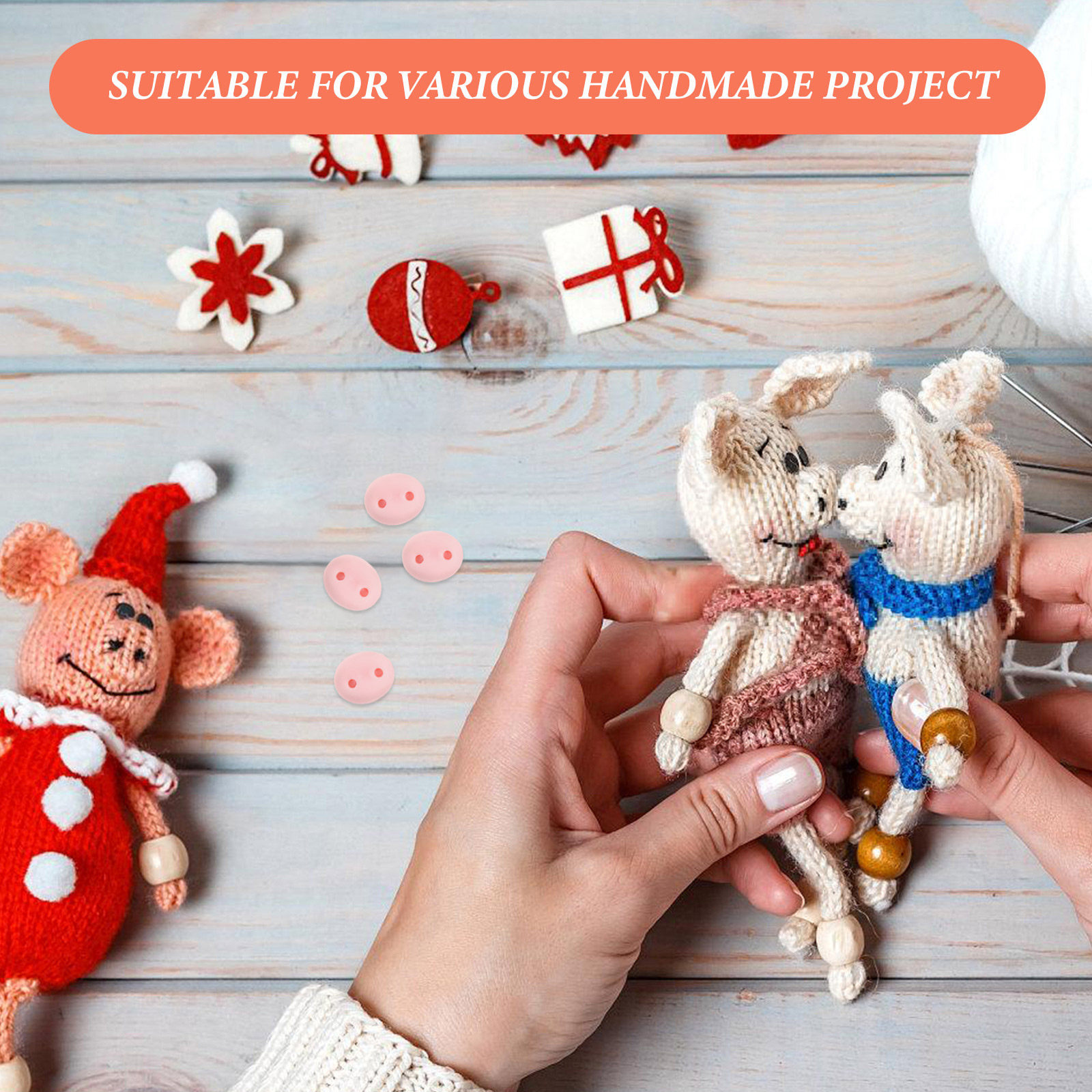 100 szt. Żywiczne noski świni, – Embellishment Glue Craft recenzja i cena