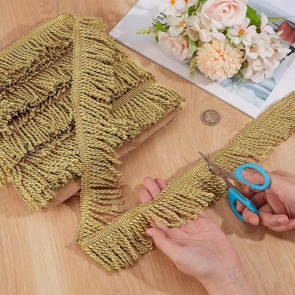 12 jardów x 2,2 cala Frędzle O – Tassel Fringe Trim recenzja i cena